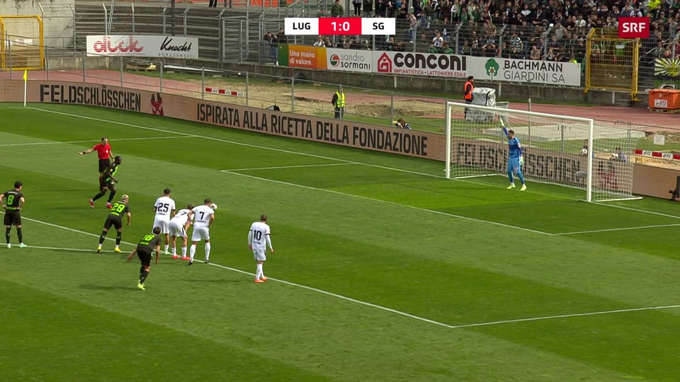 St. Gallen holt gegen Lugano in letzter Sekunde einen Punkt