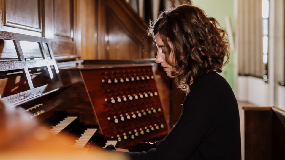 Organistin Nadia Bacchetta: «Eine riesengrosse Ehre, die mich langsam immer nervöser macht»