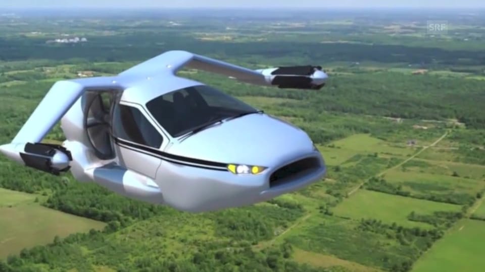 So könnte das Auto der Zukunft aussehen (Werbevideo Terrafugia)