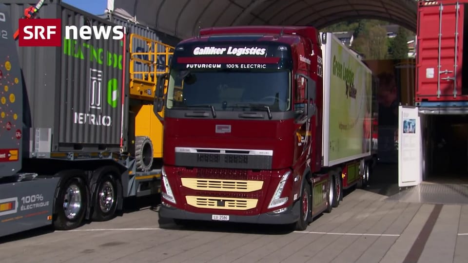 Elektrische Lastwagen erobern die Schweiz