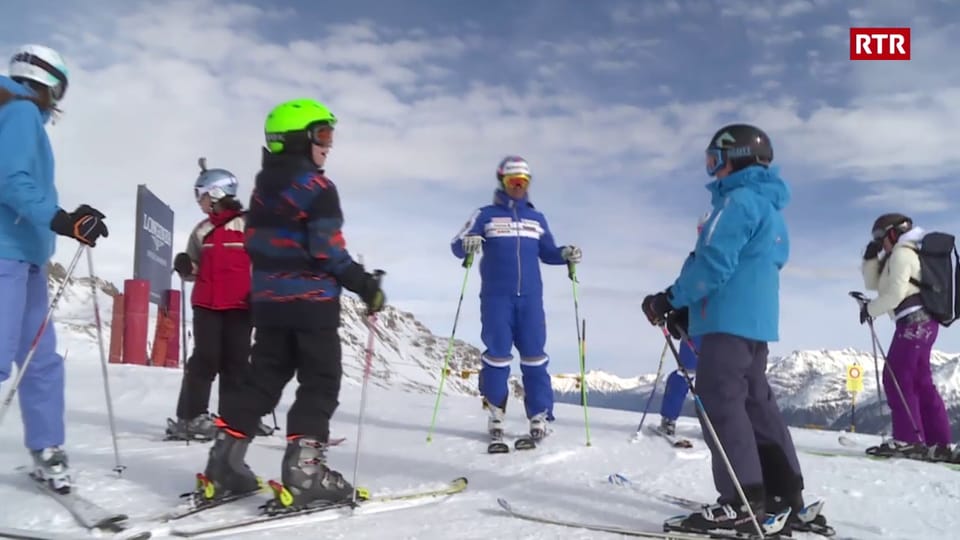 Il champ da skis a Puntraschigna - il champ giubilar da 75 onns "JuSkiLa"