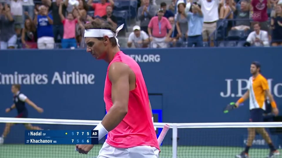 Nadal - Chatschanow: Die Live-Highlights