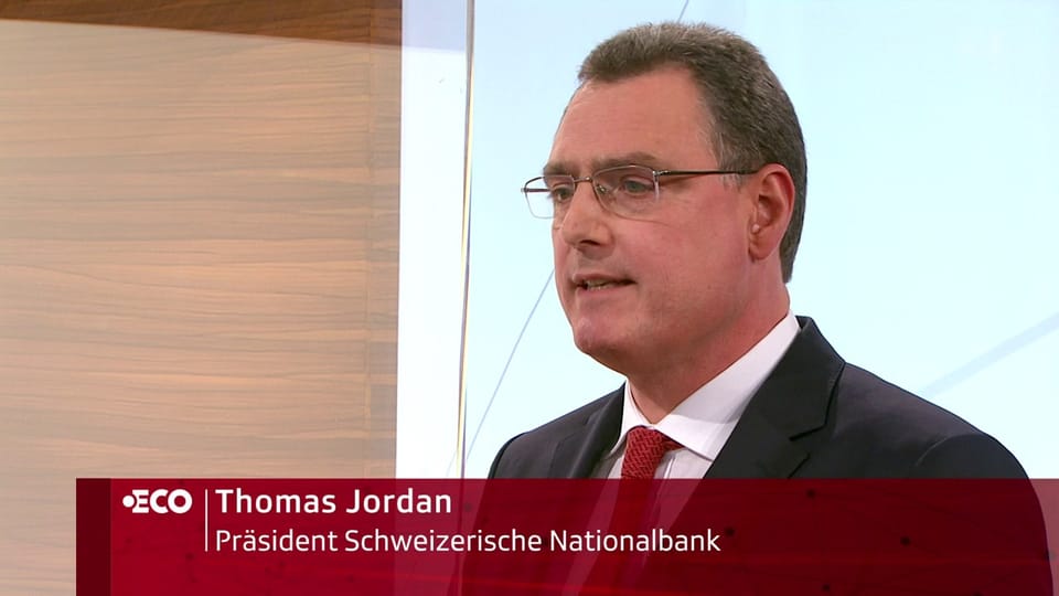 Nationalbank-Präsident Thomas Jordan zu Gast im «ECO»-Studio.
