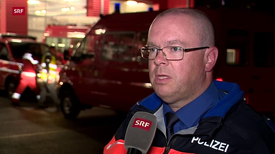 Stabsoffizier der Kantonspolizei Glarus, Richard Schmidt, zum Erdrutsch in Schwanden