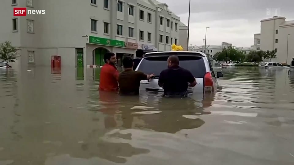 Schwere Überschwemmungen in Dubai