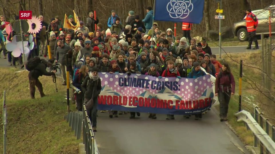 Marsch fürs Klima: Hier startet die Wanderung ans WEF nach Davos