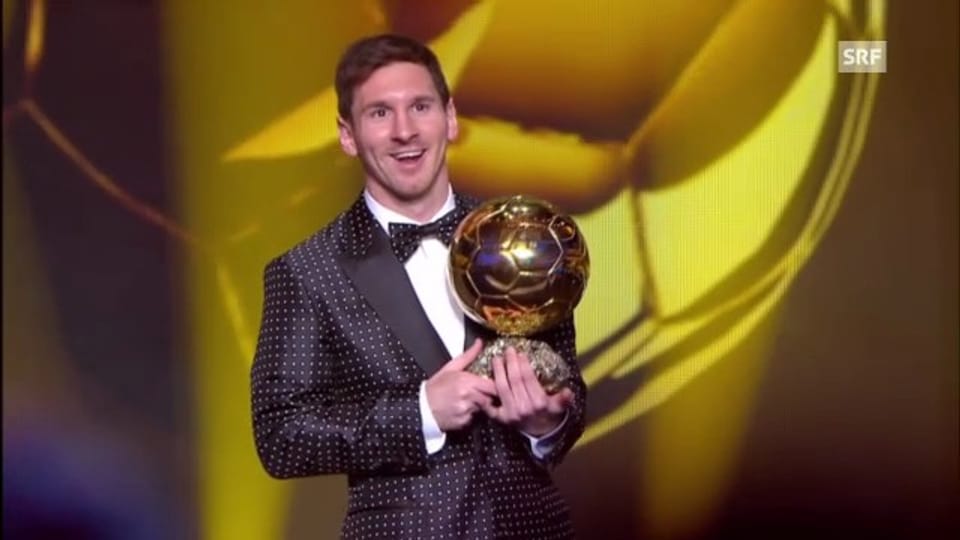 Fussball: Messi gewinnt «Ballon d'Or»