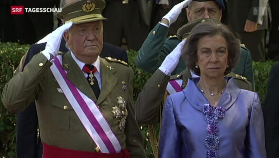 Juan Carlos nimmt Abschied von der Armee