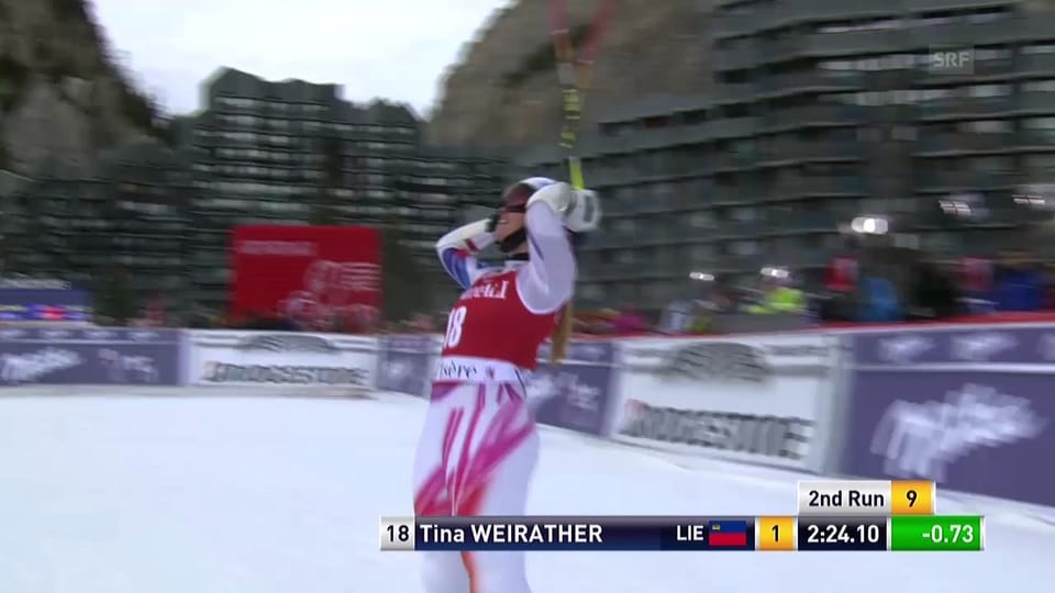 2. Lauf von Tina Weirather («sportlive», 22.12.2013) 
