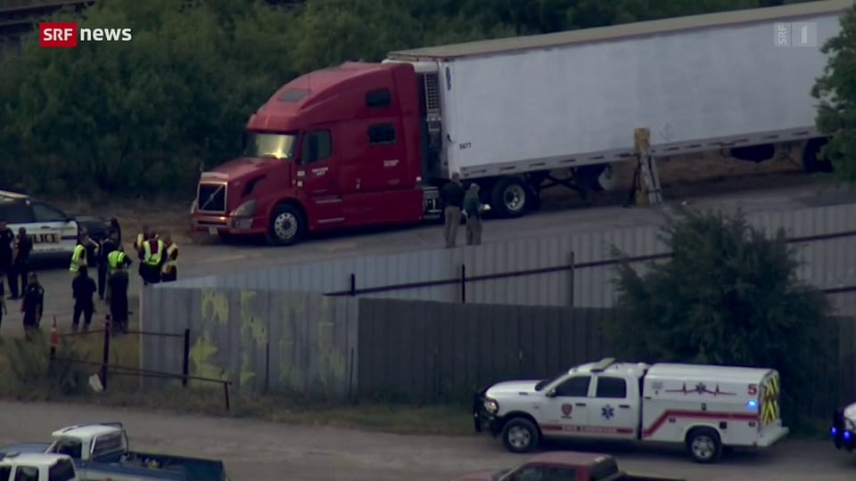 Texas: In einem Lastwagen lagen 46 tote Menschen