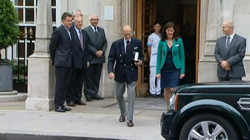 Prinz Philip verlässt Spital