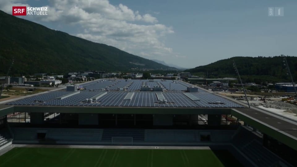 Weltrekord-Solarkraftwerk in Biel