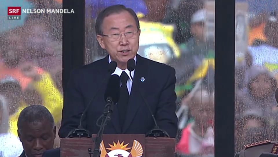Ban Ki Moon: «Die Welt hat eine Ikone verloren»