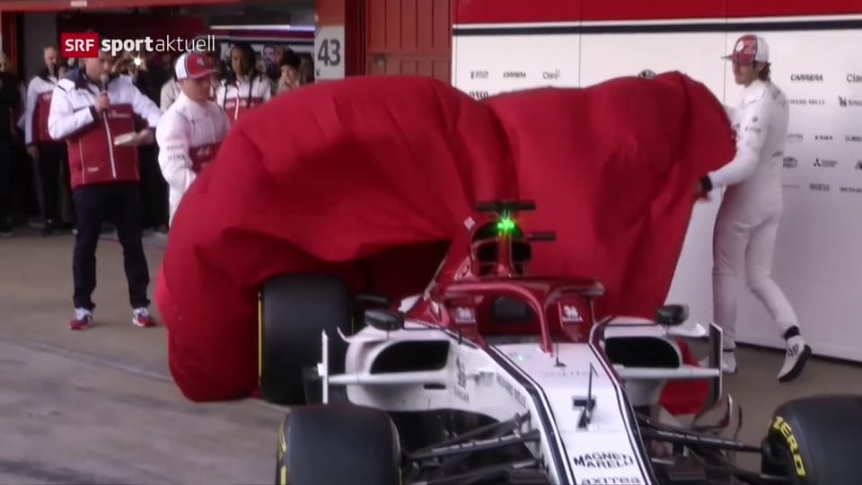 Räikkönen und Giovinazzi enthüllen neuen Alfa Romeo