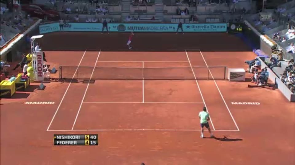 ATP Madrid: Federer - Nishikori («sportaktuell»)