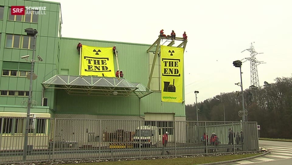 Greenpeace stürmt AKW Beznau