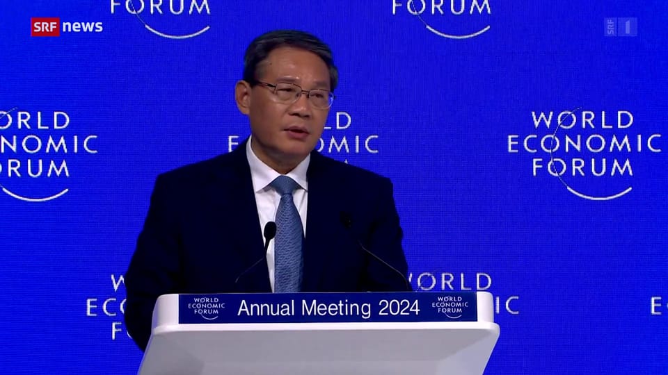 WEF 2024: Rede von Chinas Ministerpräsident Li Qiang