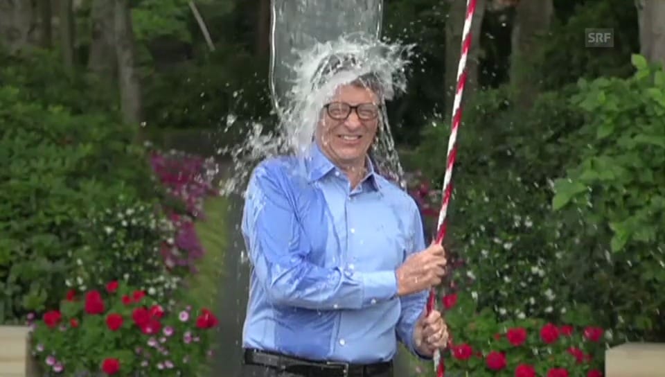 Bill Gates' Ice Bucket Challenge (Englischer Originalton)