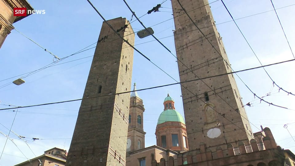 Schiefer Turm von Bologna soll gesichert werden