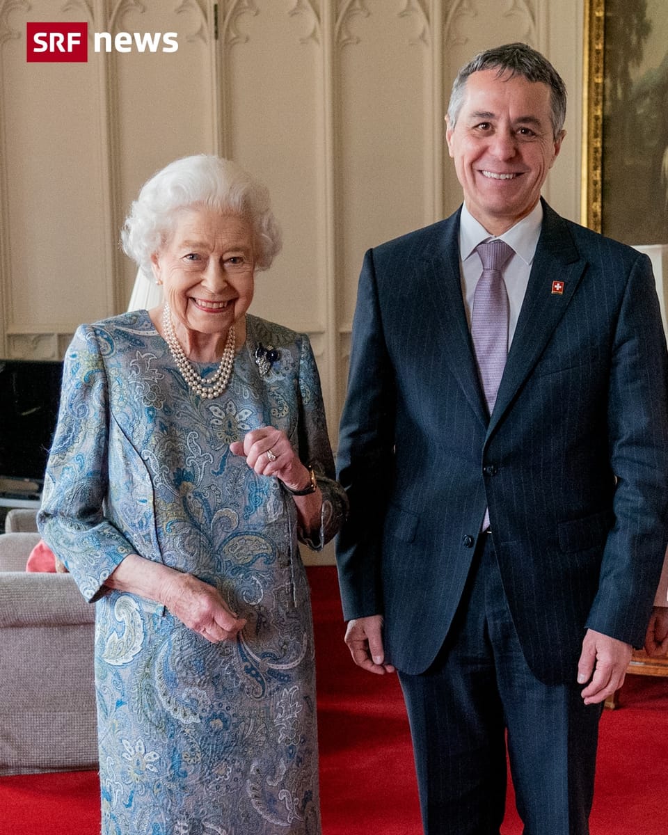 Bundespräsident Cassis auf Besuch bei der Queen