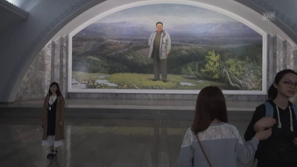 U-Bahnfahrt auf nordkoreanisch