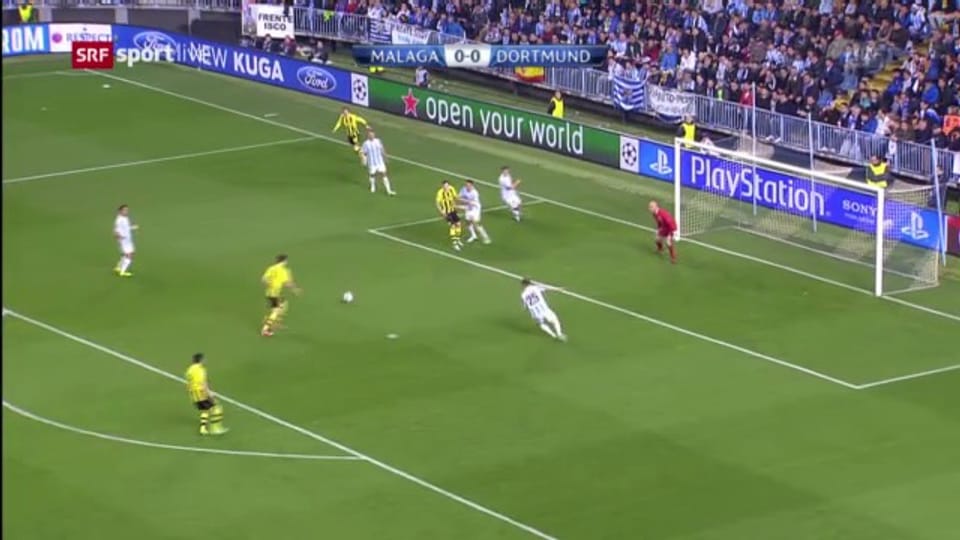 Viertelfinal: Malaga - Dortmund (0:0)