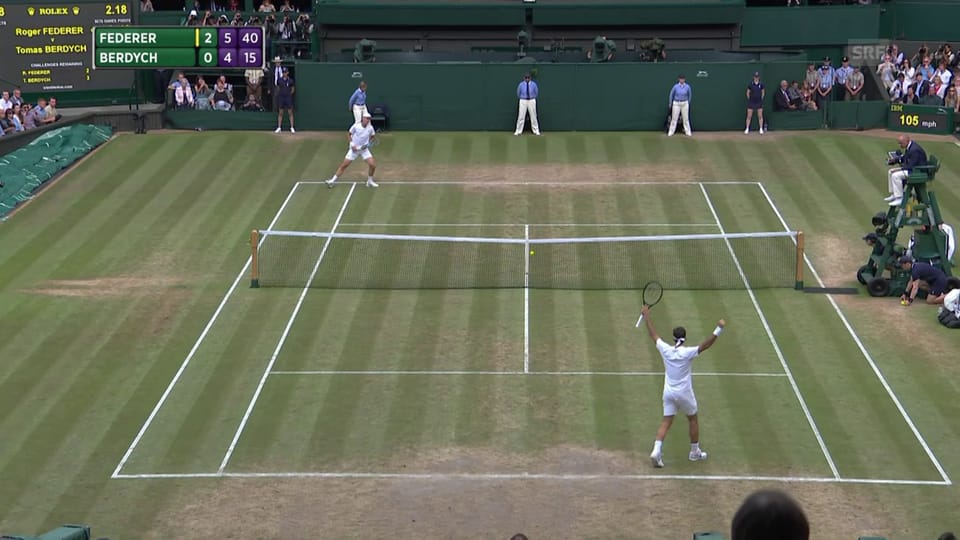 Die Live-Highlights bei Federer-Berdych