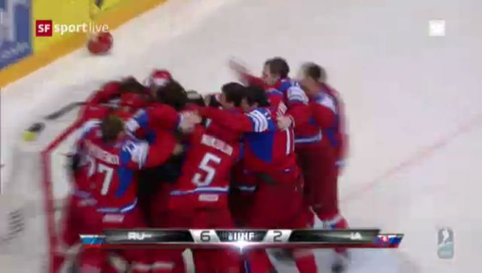 WM-Final 2012: Russland besiegt die Slowakei