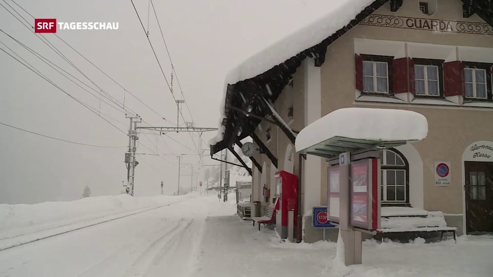 Schneemassen fordern die Schweiz