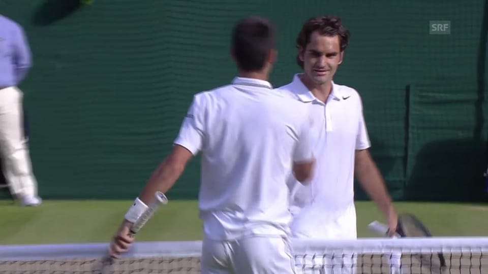 Federer - Djokovic: Die Live-Highlights