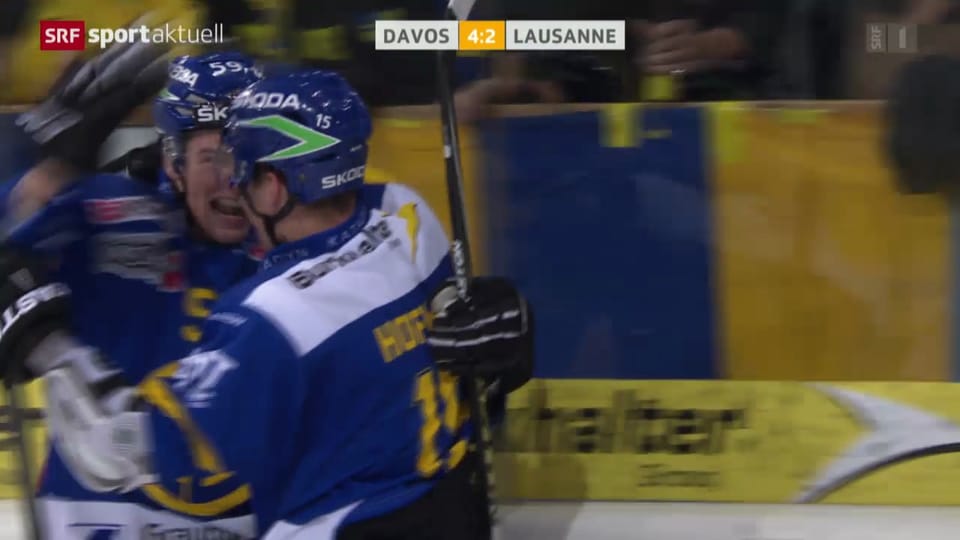 5:3 gegen Lausanne – Davos' 6. Sieg in Serie