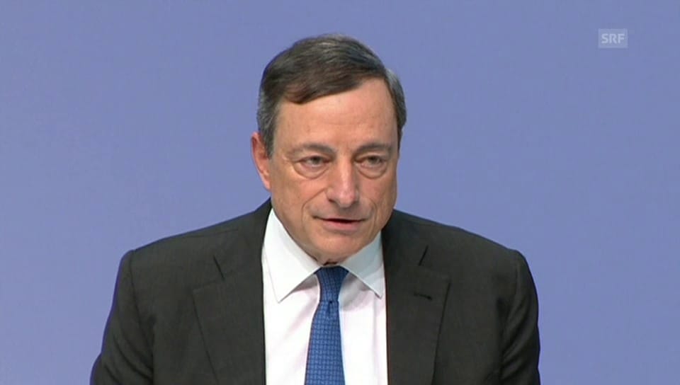 Draghi über die Erhöhung der Notkredite (englisch)