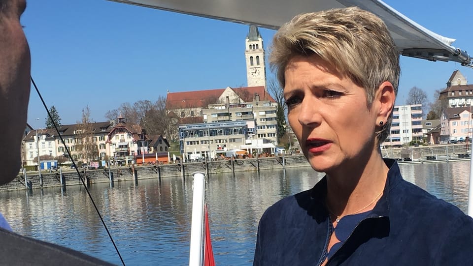 Bundesrätin Karin Keller-Sutter hat sich in Bern einquartiert und eingelebt.