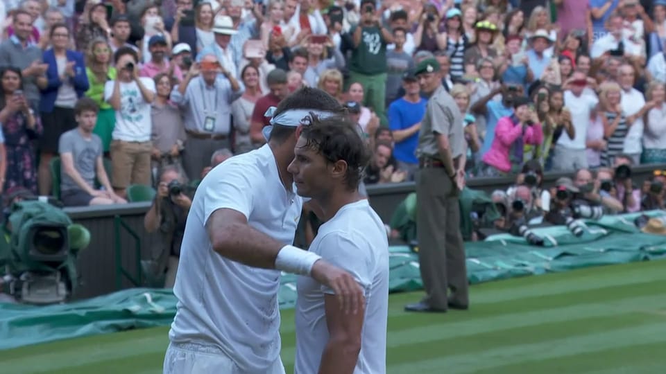 In Wimbledon vor 2 Monaten: Nadal bezwingt Del Potro