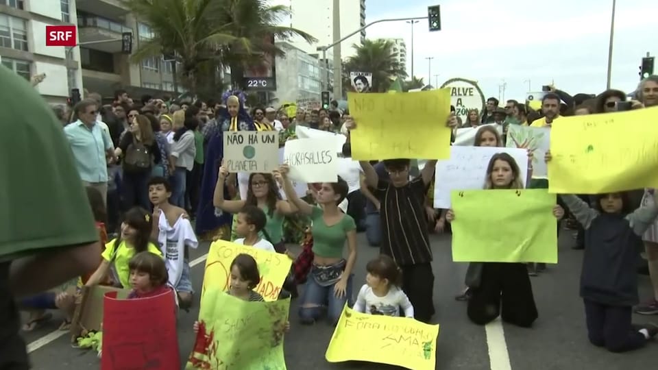 Demonstration in Rio de Janeiro