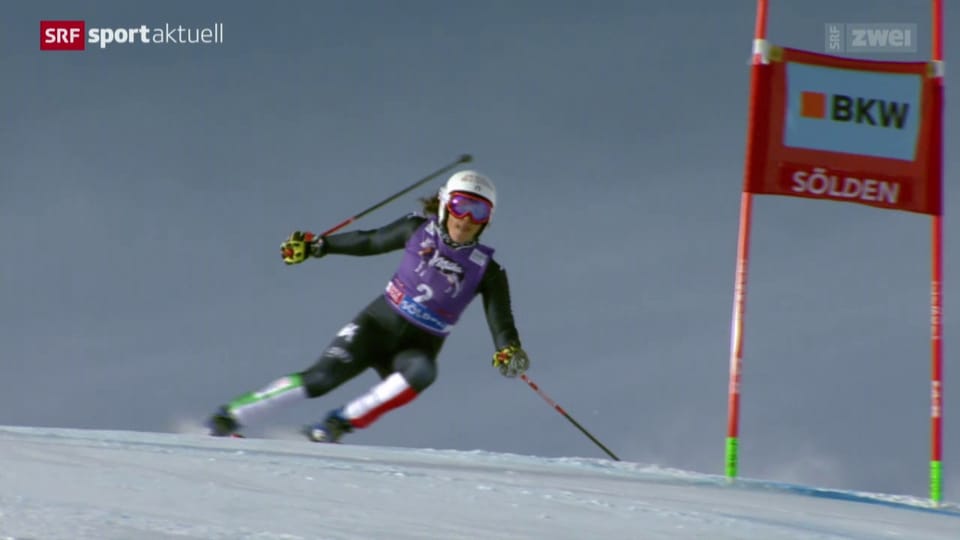 Ski alpin: Riesenslalom der Frauen in Sölden