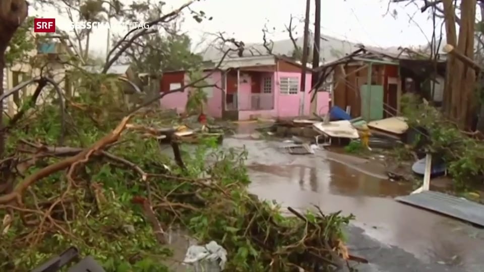 Hurrikan «Maria» hinterlässt eine Spur der Verwüstung