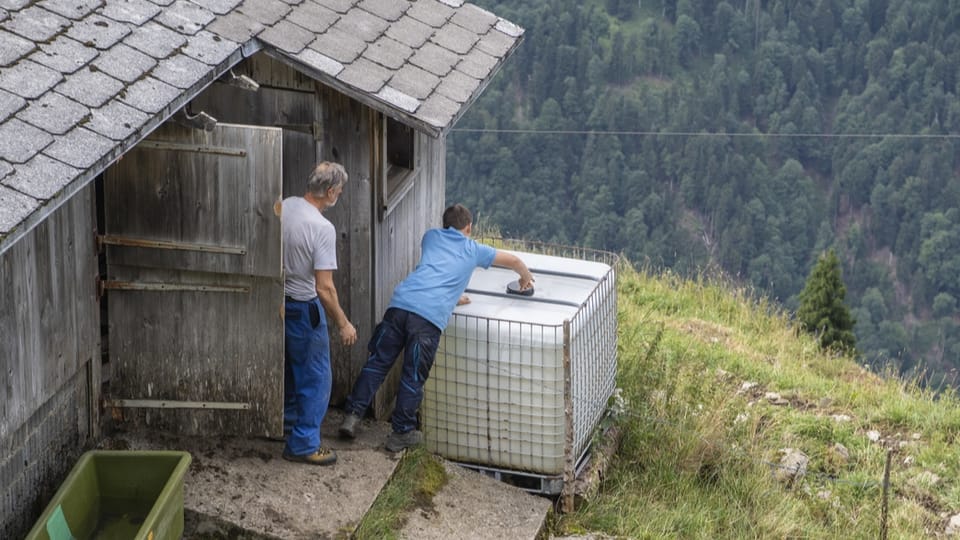 Reservoirs sollen gegen Wasserknappheit auf der Alp helfen