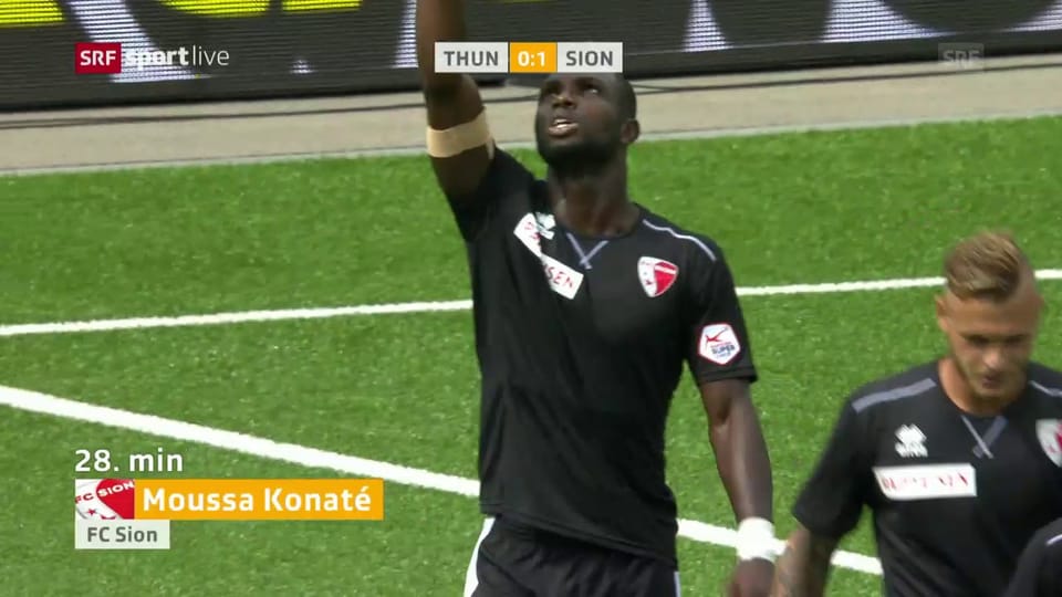 1:0 gegen Thun – Konatés letztes Tor im Sion-Dress