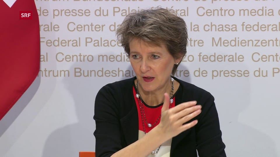 Sommaruga: «Kantone könnten Vorschriften erlassen» Sommaruga: «Kantone könnten Vorschriften erlassen»