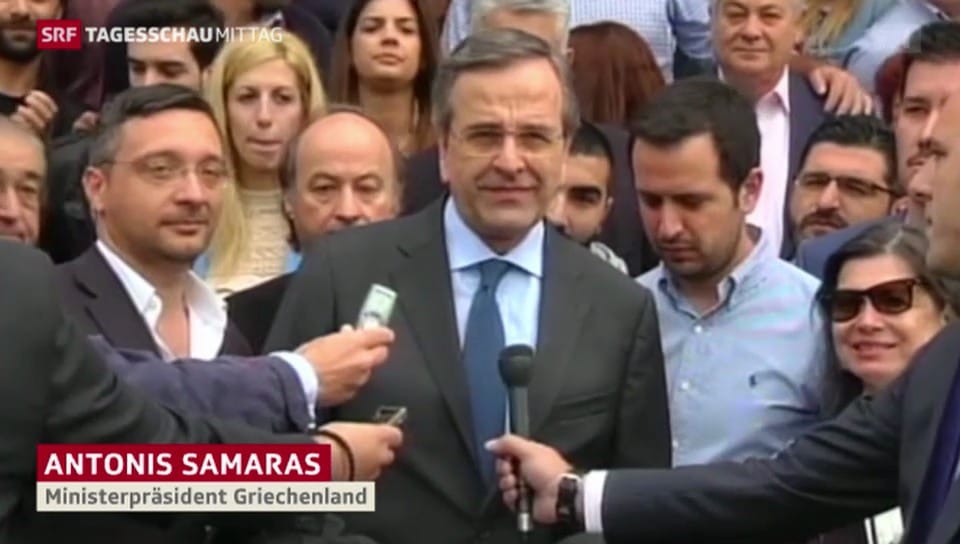 Antonis Samaras muss sich fürchten