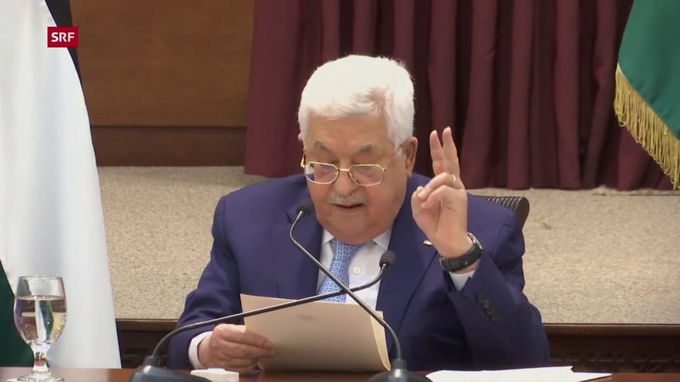 Erklärung von Mahmud Abbas (arabisch, unkommentiert)