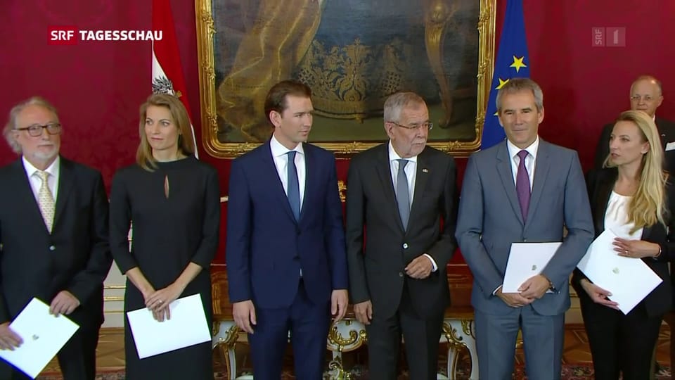 Österreich: Vier Spitzenbeamte als Ersatzminister vereidigt