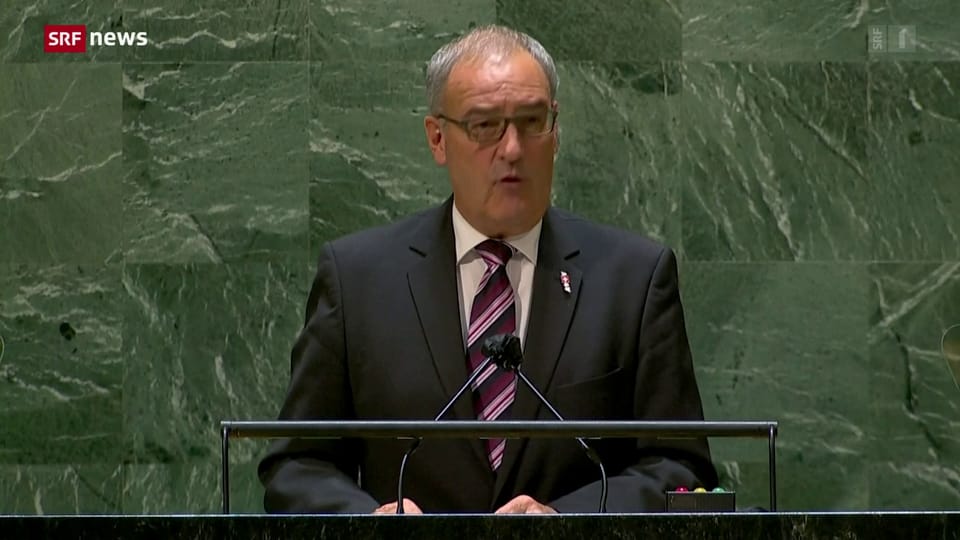 UNO-Generalversammlung: Parmelin überrascht mit ungewöhnlicher Rede