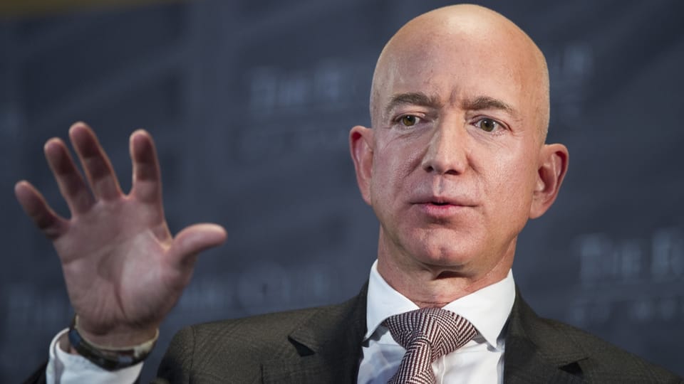 Jeff Bezos ist für höhere Unternehmenssteuern