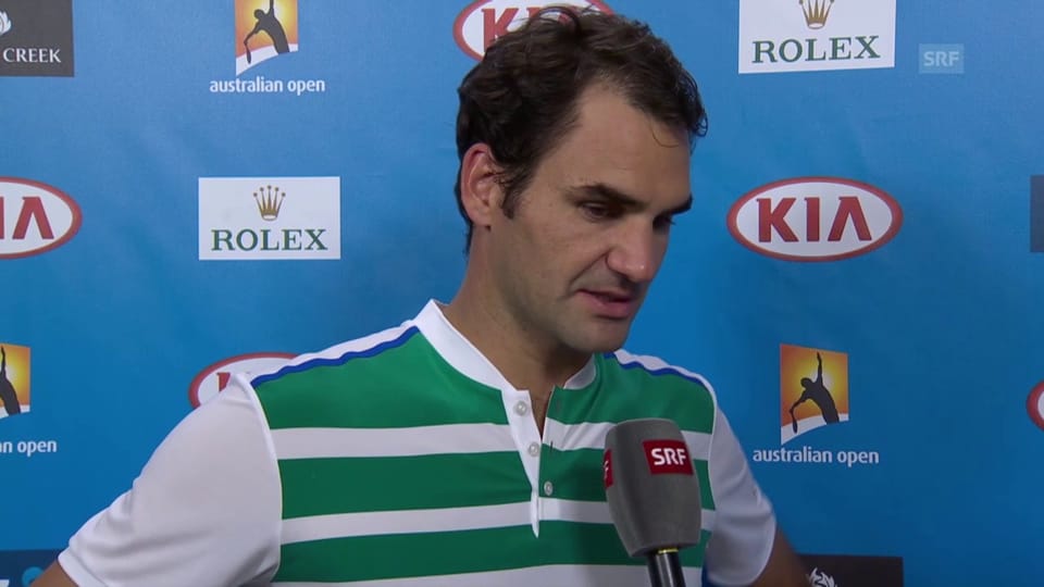 Federer über Achtelfinalgegner Goffin