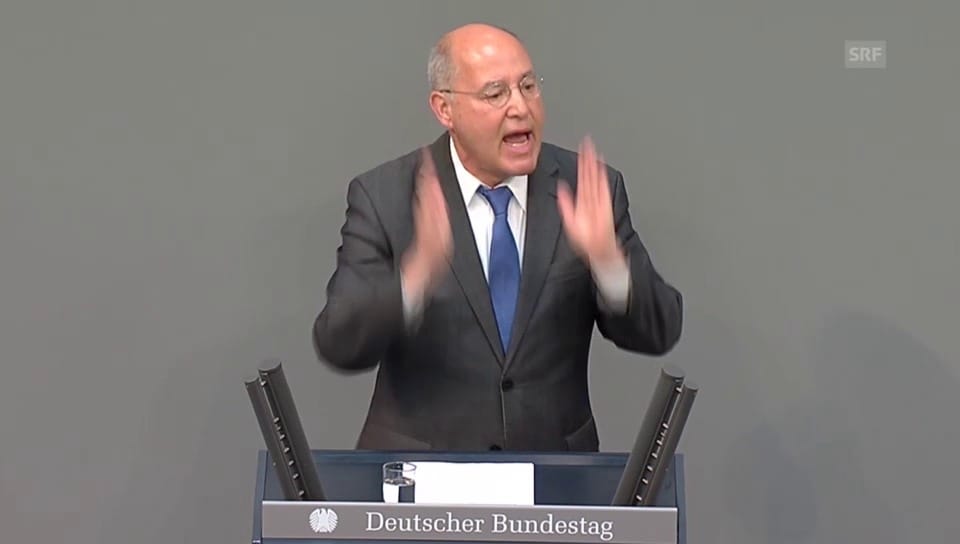 Gysi: «Herr Schäuble, Sie zerstören die europäische Idee»