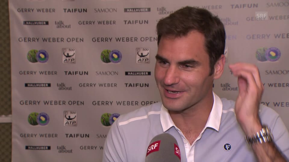 Federer: «Am meisten freuen sich die Kinder über die Trophäe»