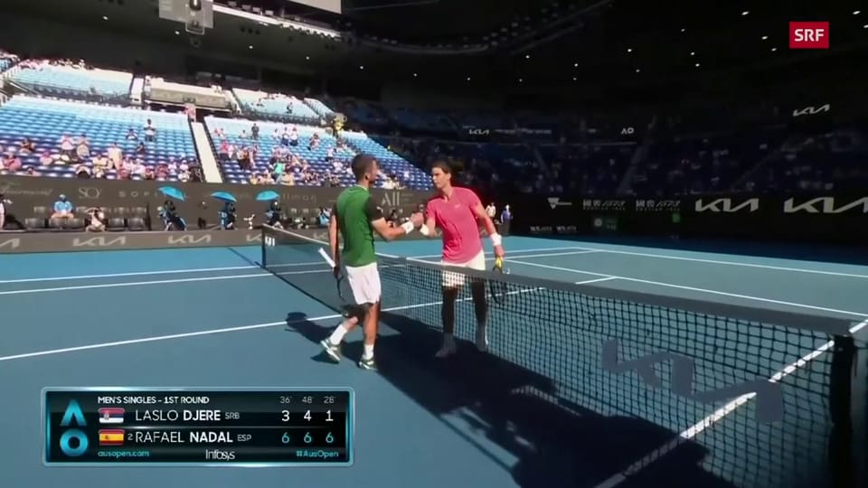 Nadal bekundet bei seinem ersten Auftritt in Melbourne keine Mühe