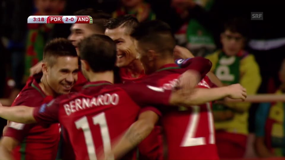 Portugal spielt Andorra an die Wand